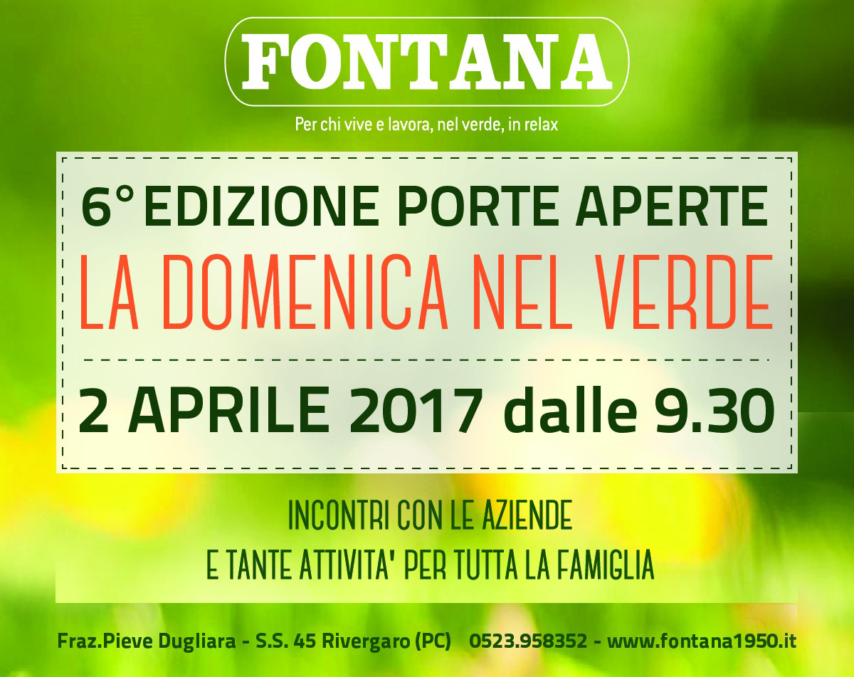 LA DOMENICA NEL VERDE da FONTANA